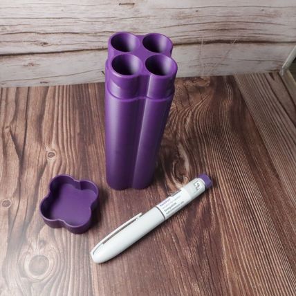 Compact Travel Case for Mounjaro or Insulin Pen and Needles