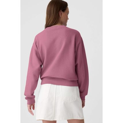 Valerian Plain Drop Shoulder Crewneck Pullover Sweatshirt