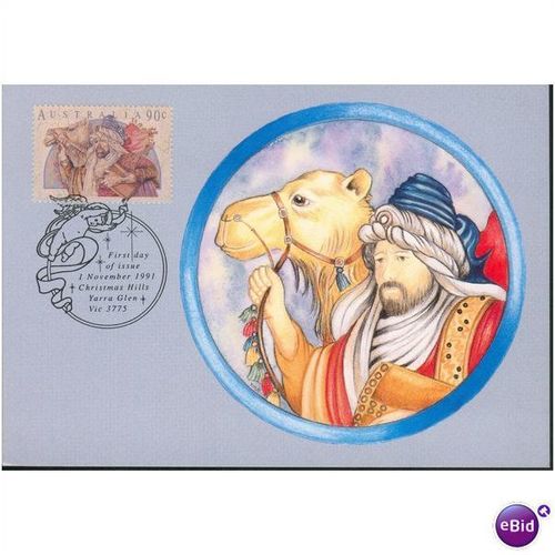 Australia FDI Postcard set 1991 - Christmas 1991