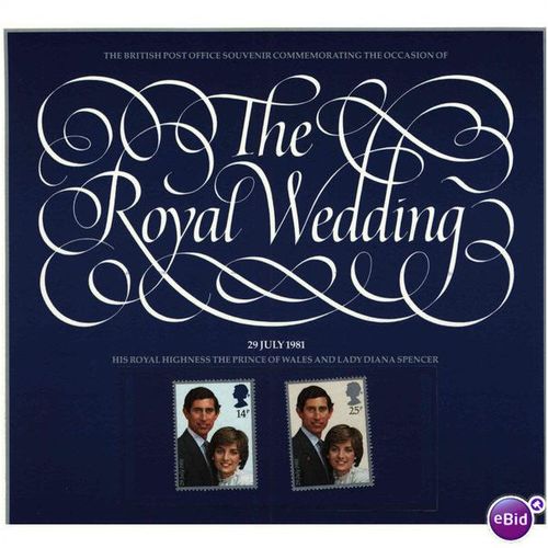 GREAT BRITAIN 1981 ROYAL WEDDING SOUVENIR PRESENTATION PACK BOOKLET
