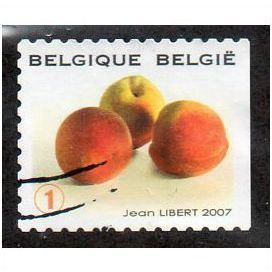 BEL 2007 (52c)(S/A) 'FRUIT- PEACHES' FINE USED (EBID10428)