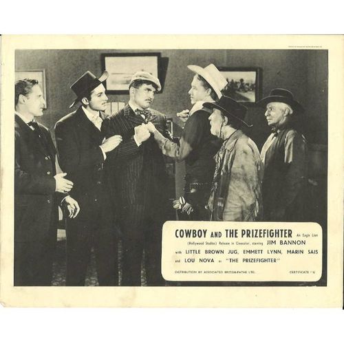 COWBOY AND THE PRIZEFIGHTER Jim Bannon, Little Brown Jug 1950 F-O-H Stills (7)