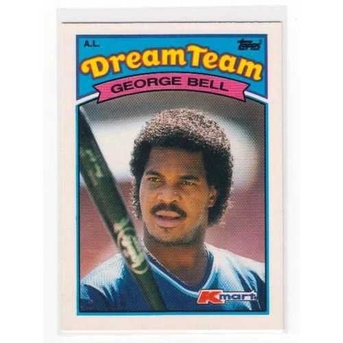 1989 Kmart Dream Team George Bell baseball card #17 – Blue Jays