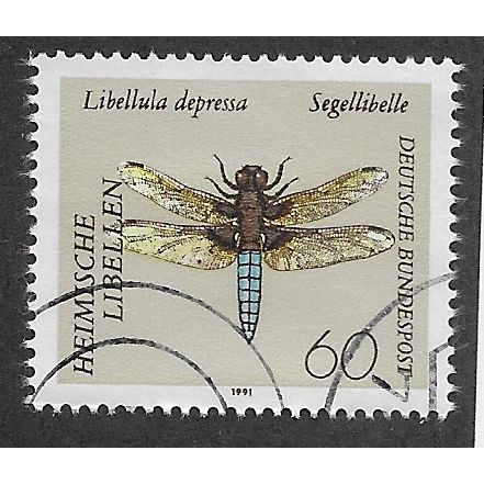 GER 1991 60pf 'DRAGONFLIES' FINE USED (EBID61-530)
