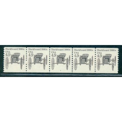 2124 4.9c Buckboard Very Fine MNH Dry Gum PNC 4/5 V0108