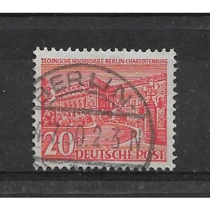 WestGermany.WestBerlin.B42 20pf Technical High School (Red).Fine Used.Nov21