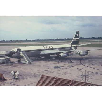 BOAC Boeing 707 G-APFE Plane Aircraft Limited Edition 300 Postcard