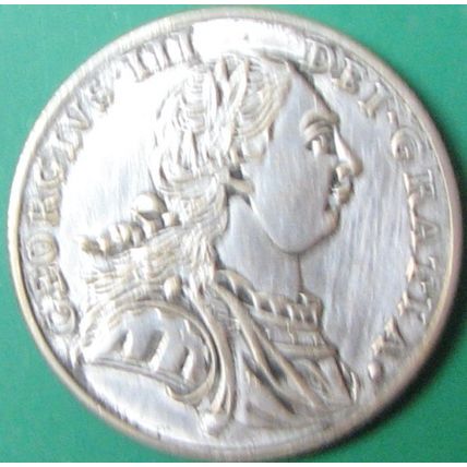 1787 Shilling, George III. Challenge Coin, Souvenir. REPLICA. 87.