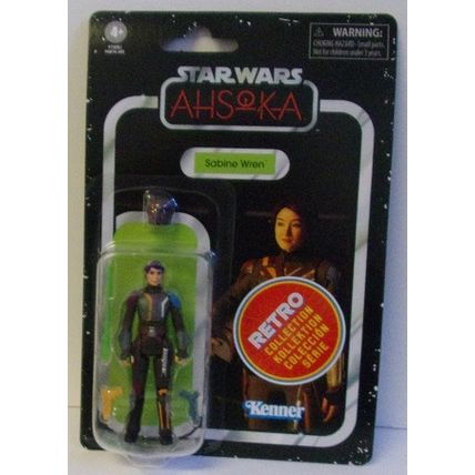 STAR WARS AHSOKA ' RETRO COLLECTION ' SABINE WREN figure