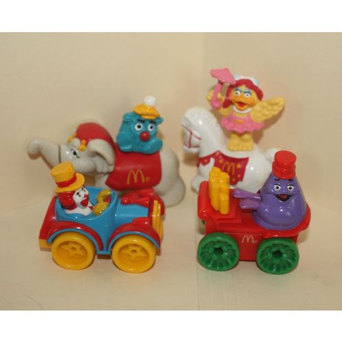 1991 McDonalds McDonaldland Circus Parade Set of 4