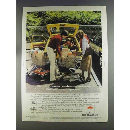 1980 The Travelers Insurance Ad - More Expensive Cars