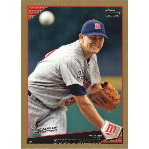 2009 Topps GOLD Border Scott Baker #420