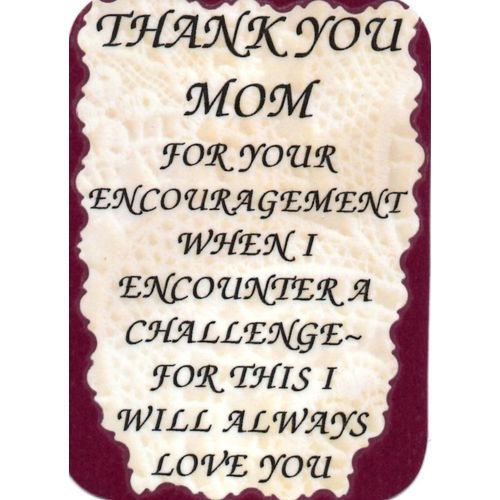 2023 Inspirational Refrigerator Magnet Thank You Mom Mother Saying Gift Family