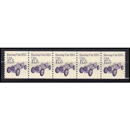 2262 17.5c Race Car Very Fine MNH Dry Gum PNC 1/5 X0945