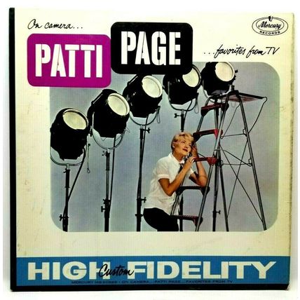 Patti Page On Camera Favorites From TV 1959 LP Vinyl Record (P5)