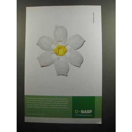 2008 BASF Corporation Ecoflex Ad - Environmentally friendly plastic bags