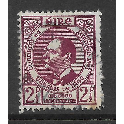 IRELAND 1943 GAELIC LEAGUE 2 1/2d PURPLE DR DOUGLAS HYDE SG130 FINE USED