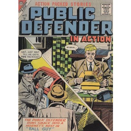 Public Defender In Action 1950s Comic Book Hornets Nest Postcard