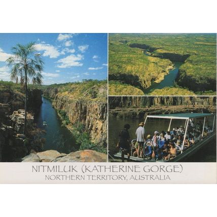 Guided Boat Tour at Nitmiluk Katherine Gorge Australian Postcard