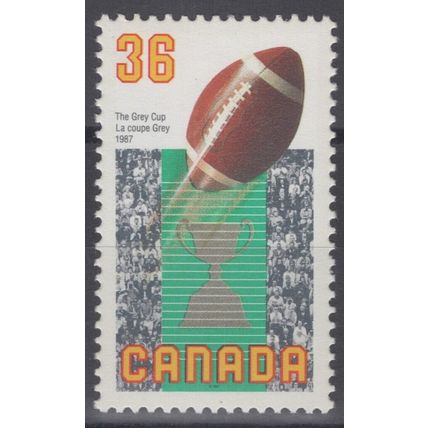 ZAYIX - 1987 Canada 1154 MNH Football - Sports - Greg Cup 060422S30