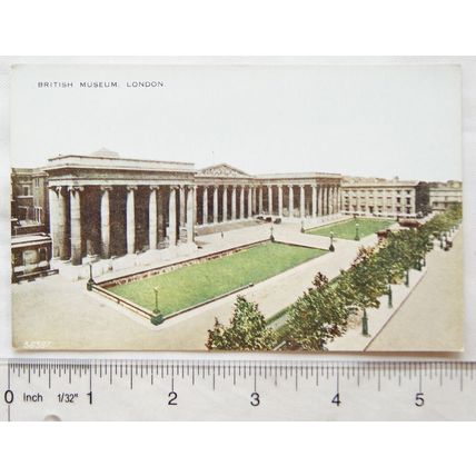 vintage Colour Postcard London, British Museum