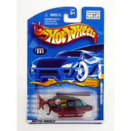 Hot Wheels Propper Chopper #241 Black Die-Cast Helicopter 2000