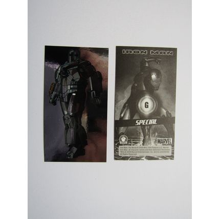 Marvel - Iron Man The Movie 2008 - Preziosi Sticker Drop-down Choice (e18)