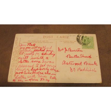 1909 fr postcard - Wishing Well at Upwell -Nr Downham Market / Wisbech - Norfolk