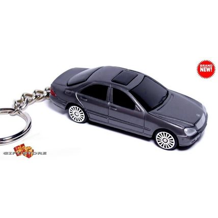 HTF RARE KEYCHAIN GRAY MERCEDES S CLASS S500 CUSTOM Ltd. Ed. GREAT GIFT
