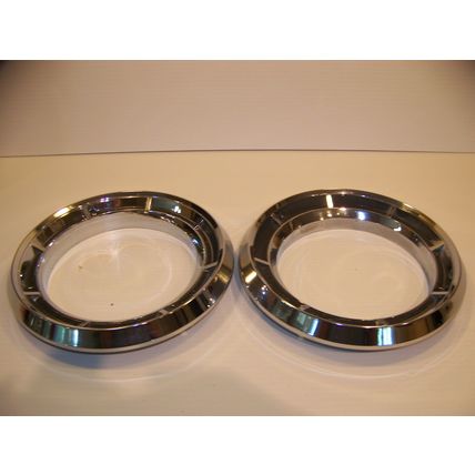 1964 DODGE POLARA HEADLIGHT BEZELS OEM #2417068 2417069