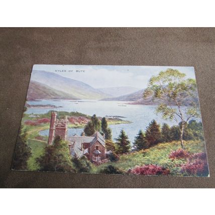 Valentines Postcard - Kyles of Bute, Argyllshire - Artist