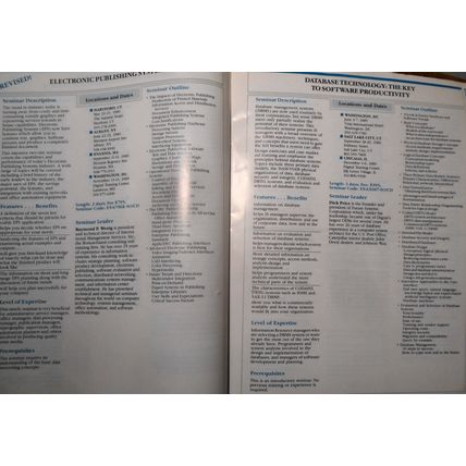 1989 Digital Equipment Corp Seminars Catalog - For Technical & Management