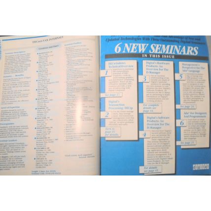 1989 Digital Equipment Corp Seminars Catalog - For Technical & Management