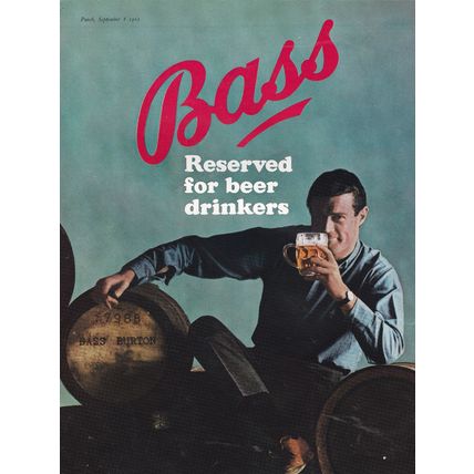 1965 BASS BEER MAGAZINE ADVERT