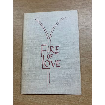 1985 "FIRE OF LOVE" PRAYERS & MEDITATIONS RELIGIOUS PAPERBACK BOOKLET (LL)