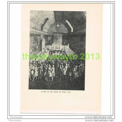 HOUSE OF PEERS IN 1755, GOVERNMENT OF BRITAIN, 1945