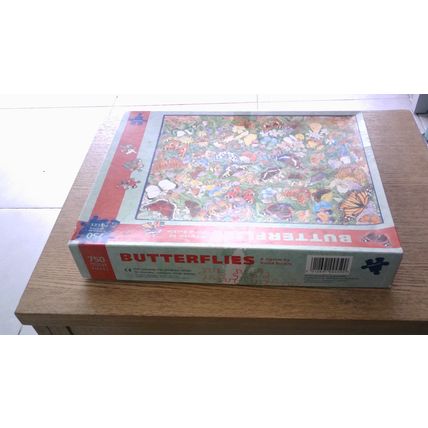 BUTTERFLIES by David Buckle Jigsaw Puzzle (750 Piece) Padblocks Ltd