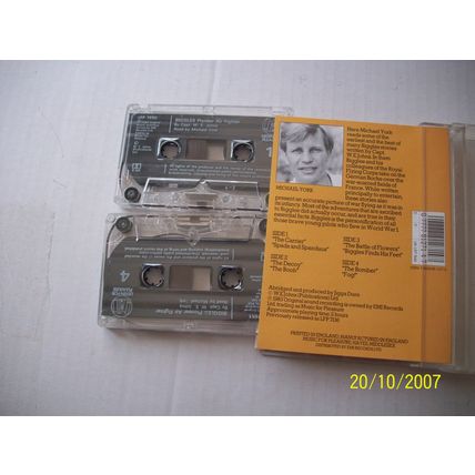 Biggles-Pioneer Air Fighter-Capt, W.E. Johns X2 Audio Cassettes