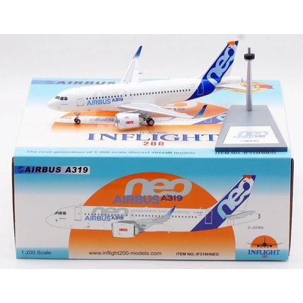 AIRBUS A319-151N REG: D-AVWA WITH STAND - INFLIGHT 200 IF319HNEO 1/200