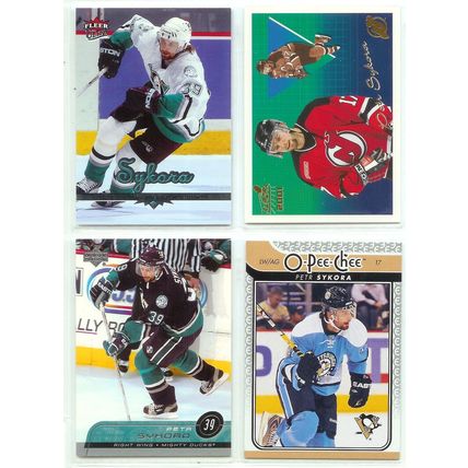 Petr Sykora 14x card lot incl Retro, Inserts, Sticker