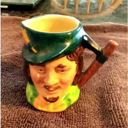 Landcaster Wear Sandland Hanley England Miniture Toby Jug 2 5/8" tall