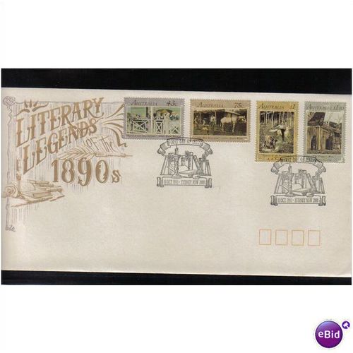 1991 AUSTRALIA LITERARY LEDGENDS FDC