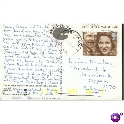 GB Postcard 1989 - St. John The Baptist, Needham Market, Suffolk