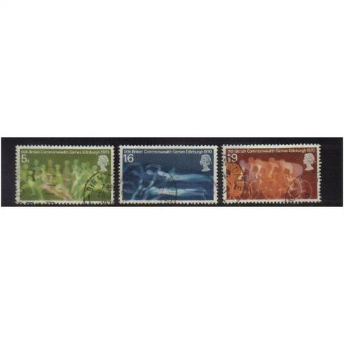 1970 GB COMMONWEALTH GAMES SET F/U SG 832-834