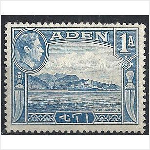 Aden 1939 SG18 1a Pale Blue Fine Mounted Mint .. .