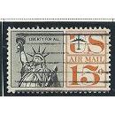 AIR MAIL 15 cent STATUE OF LIBERTY (C58) used 1959