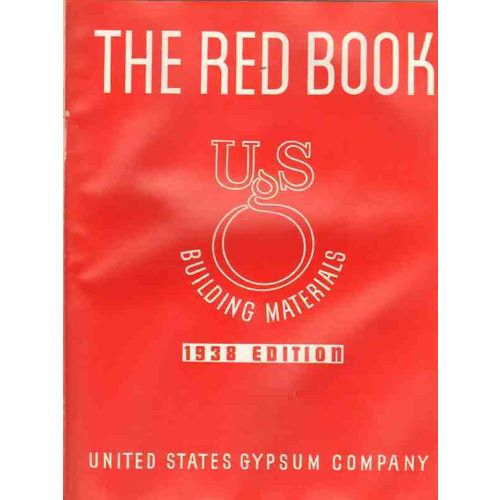 united states gypsum company 1938 red book floor roof vintage catalog