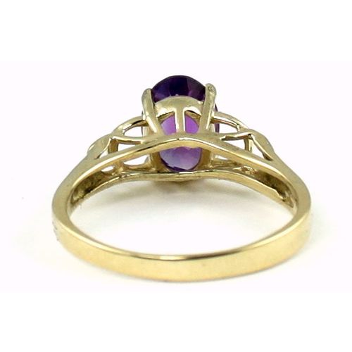 Amethyst, 10KY Gold Ring, R300