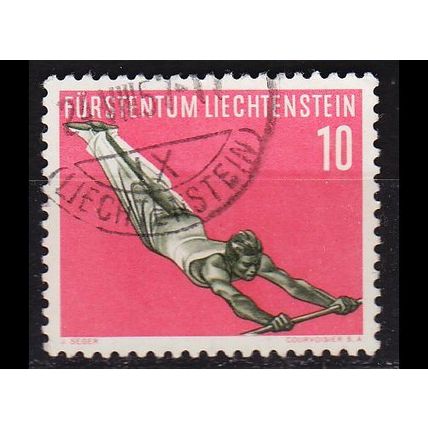 LIECHTENSTEIN [1957] MiNr 0353 ( O/used ) Sport
