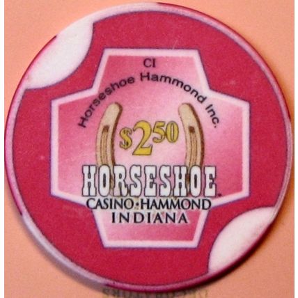 Horseshoe. $2.50 Casino Chip. Hammond, IN. S94.